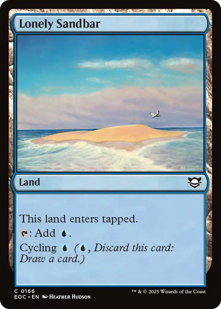 Lonely Sandbar [Edge of Eternities Commander] | Cracking-Singles