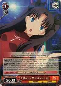 A Master's Mental State, Rin (FS/S34-E059 R) [Fate/Stay Night [Unlimited Blade Works]] | Cracking-Singles