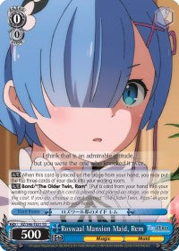 Roswaal Mansion Maid, Rem (RZ/S46-TE31 TD) [Re:ZERO] | Cracking-Singles