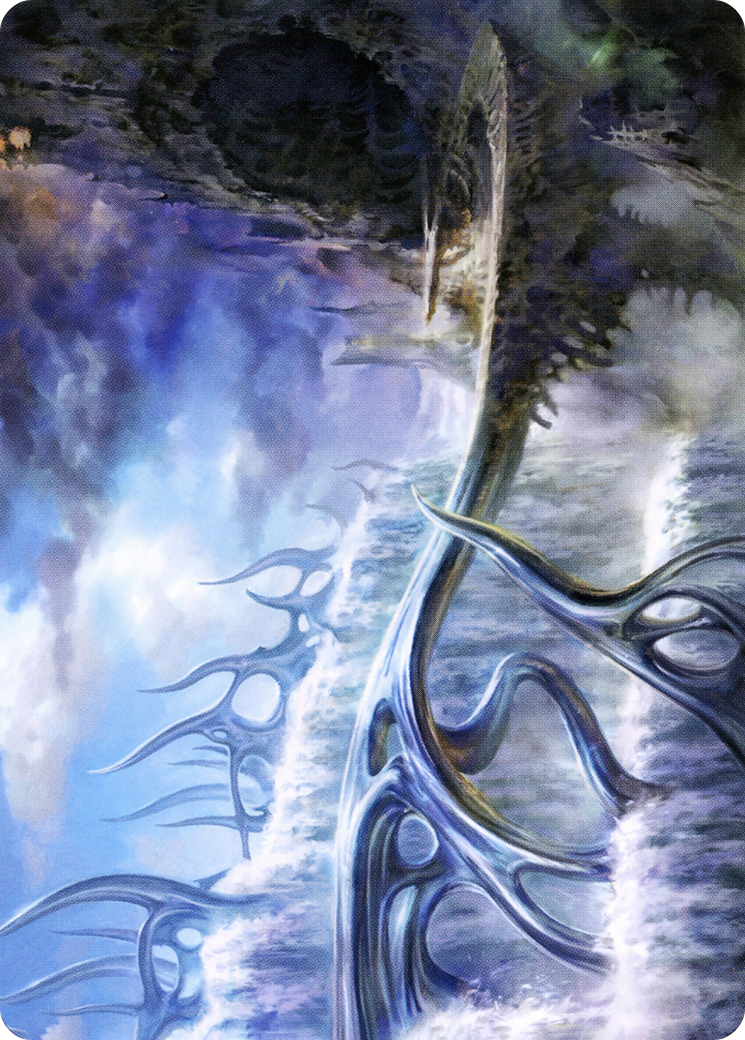 Mistvault Bridge Art Card [Modern Horizons 2 Art Series] | Cracking-Singles