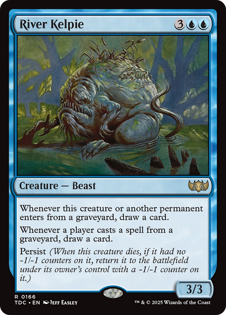 River Kelpie [Tarkir: Dragonstorm Commander] | Cracking-Singles