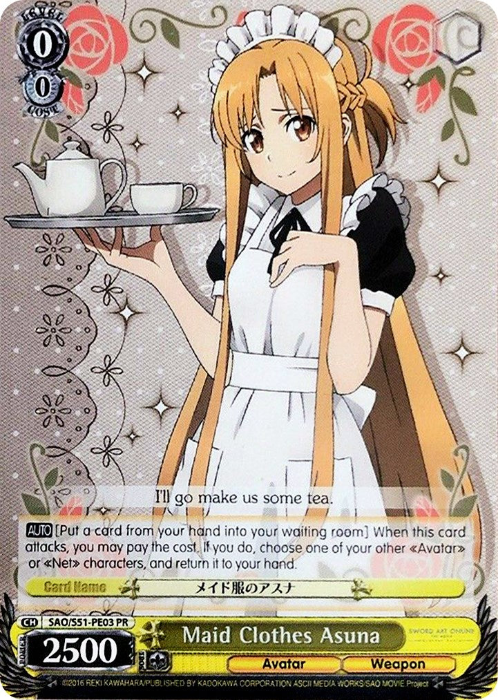 Maid Clothes Asuna (SAO/S51-PE03 PR) (Promo) [Sword Art Online The Movie: -Ordinal Scale-] | Cracking-Singles