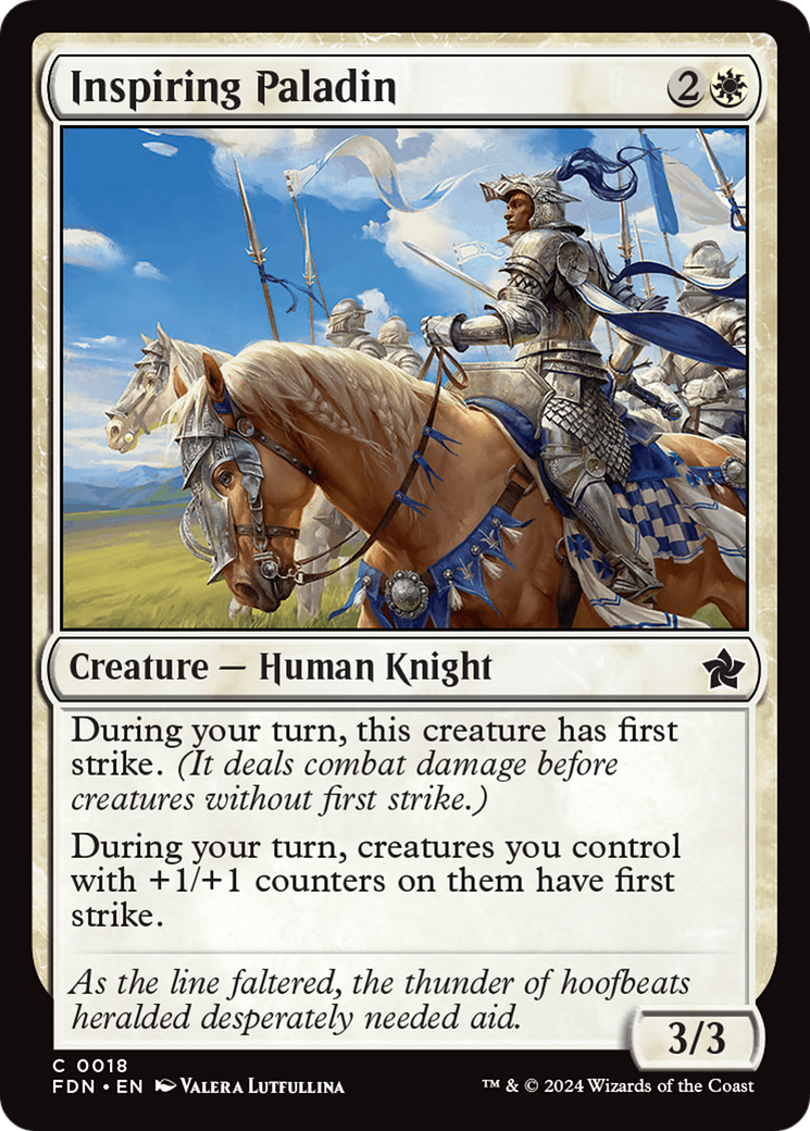Inspiring Paladin [Foundations] | Cracking-Singles