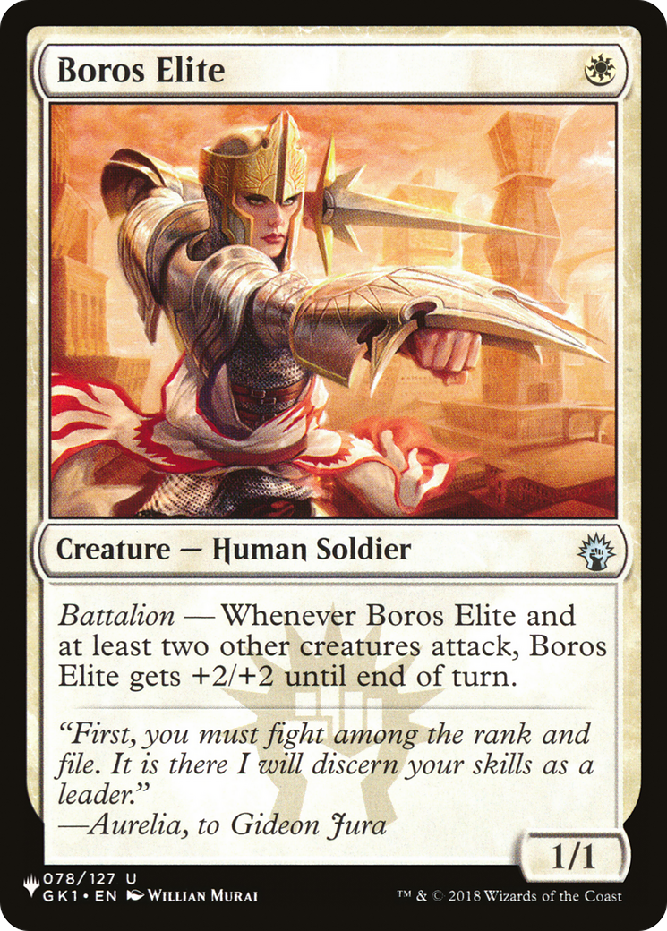 Boros Elite [The List] | Cracking-Singles