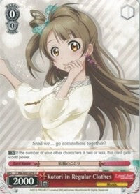 Kotori in Regular Clothes (LL/EN-W01-078 U) [Love Live! DX] | Cracking-Singles