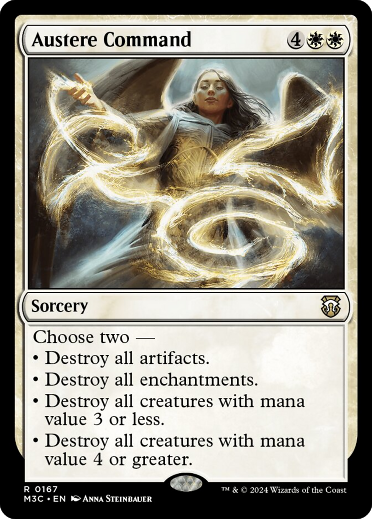 Austere Command (Ripple Foil) [Modern Horizons 3 Commander] | Cracking-Singles