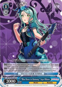 "Blue Roses in Harmony" Sayo Hikawa (BD/EN-W03-093 R) [BanG Dream! Girls Band Party! MULTI LIVE] | Cracking-Singles