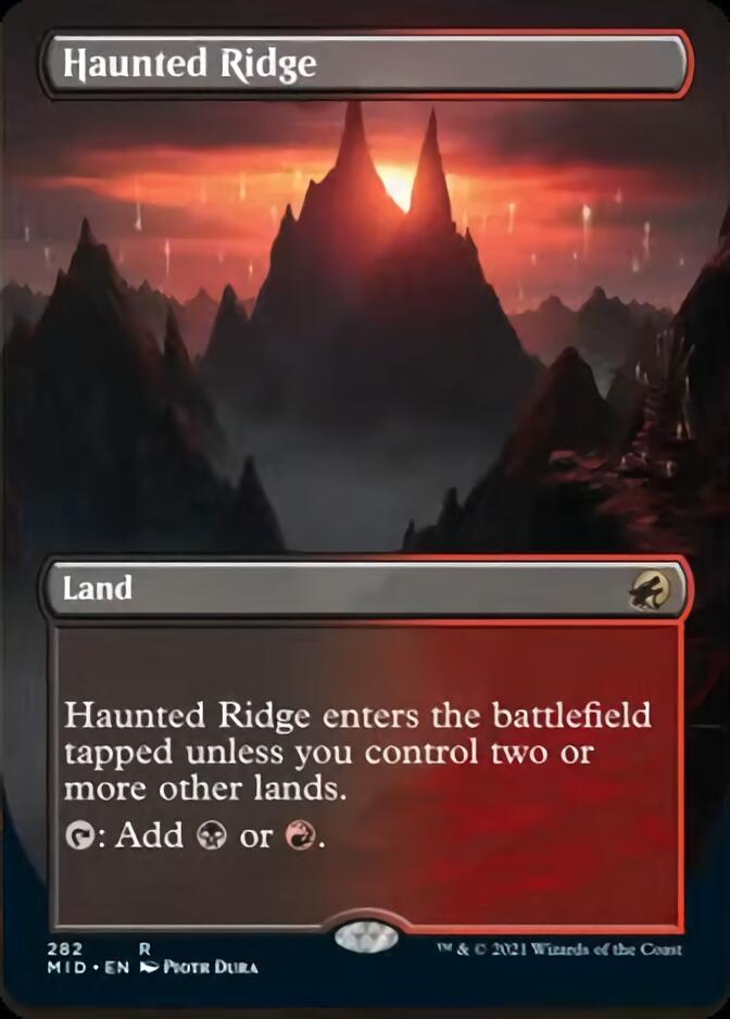 Haunted Ridge (Borderless Alternate Art) [Innistrad: Midnight Hunt] | Cracking-Singles
