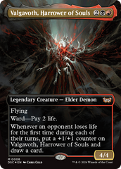 Valgavoth, Harrower of Souls (Borderless) [Duskmourn: House of Horror Commander] | Cracking-Singles