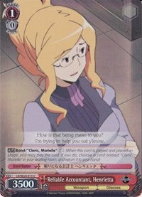 Reliable Accountant, Henrietta (LH/SE20-E13 U) (Alternate Art Foil) [LOG HORIZON] | Cracking-Singles