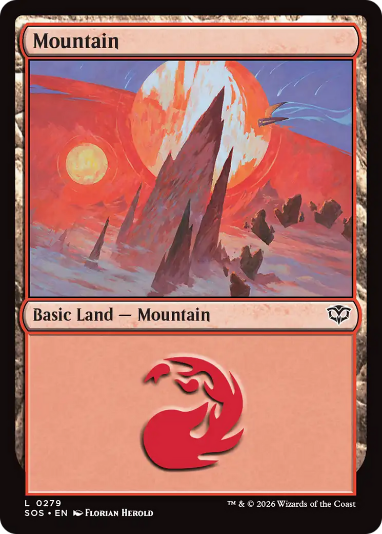 Mountain (0279) [Secrets of Strixhaven] | Cracking-Singles