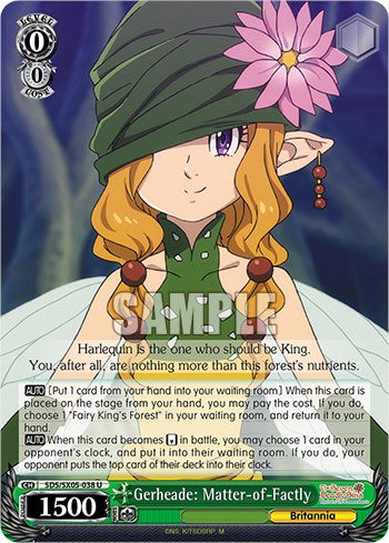 Gerheade: Matter-of-Factly [The Seven Deadly Sins: Revival of The Commandments] | Cracking-Singles