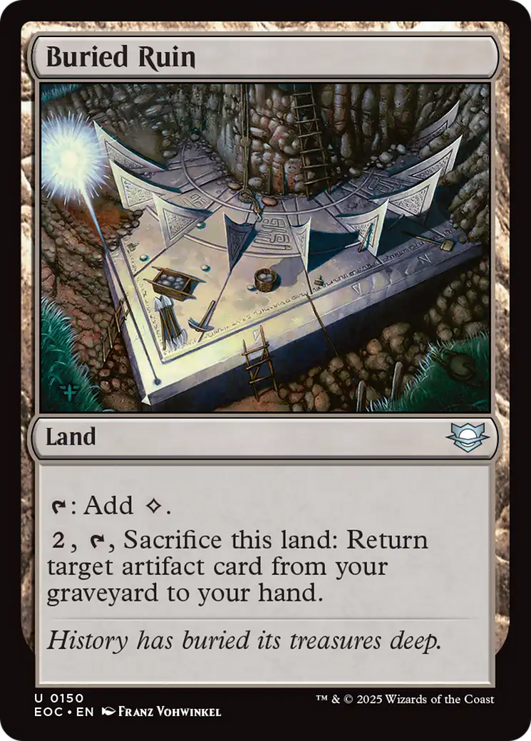 Buried Ruin [Edge of Eternities Commander] | Cracking-Singles
