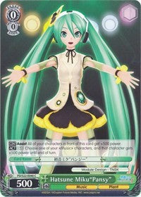 Hatsune Miku"Pansy" (PD/S22-E040 C) [Hatsune Miku -Project DIVA- f] | Cracking-Singles