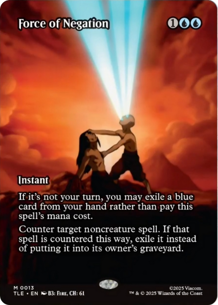 Force of Negation (Borderless) [Avatar: The Last Airbender: Eternal-Legal] | Cracking-Singles