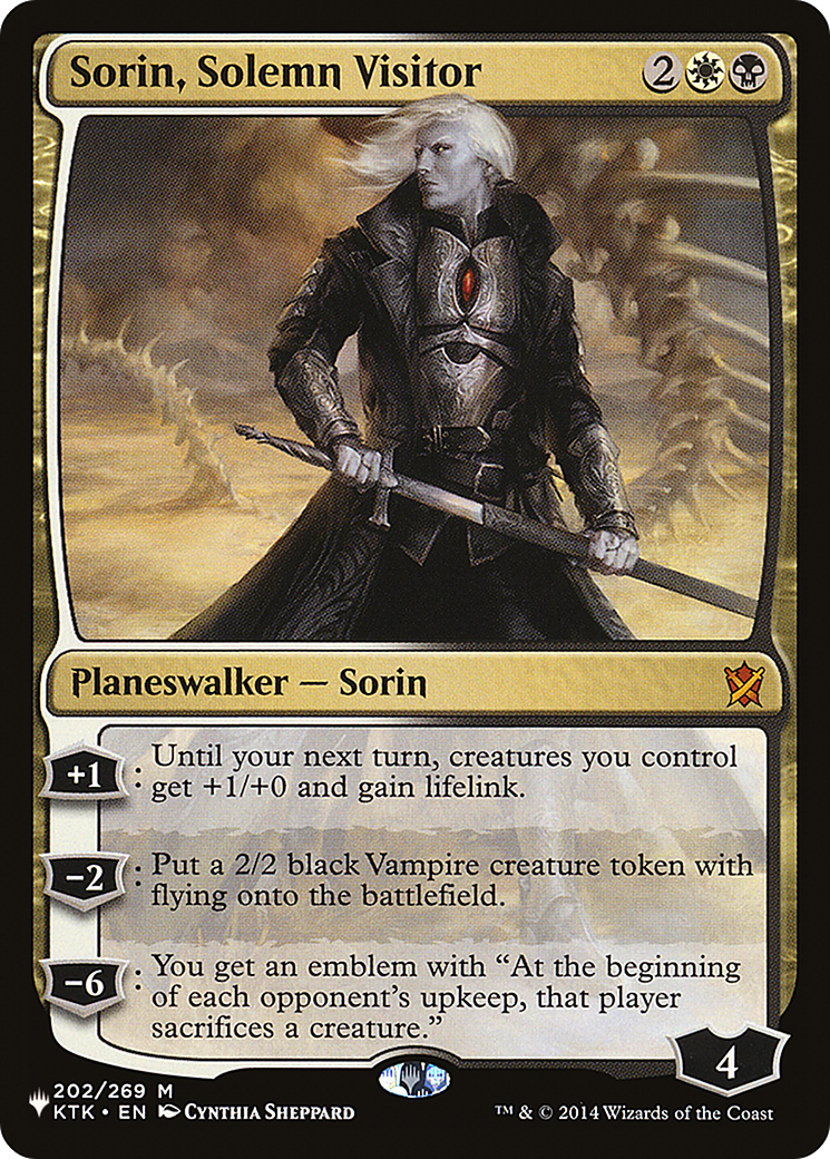 Sorin, Solemn Visitor [The List] | Cracking-Singles