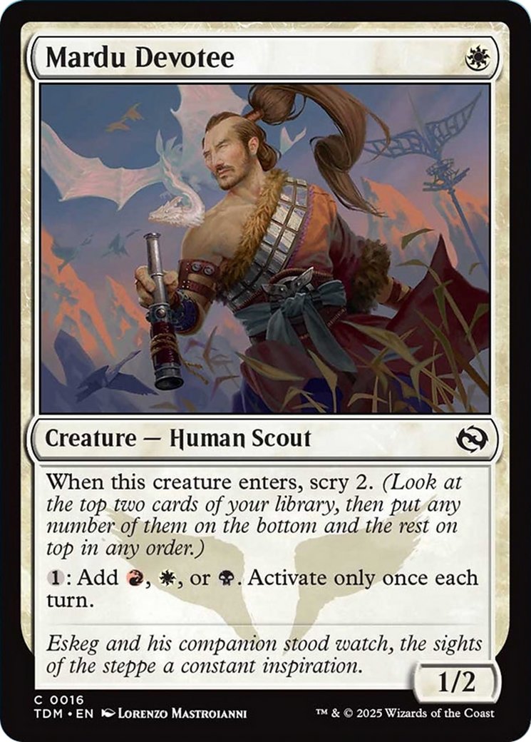 Mardu Devotee [Tarkir: Dragonstorm] | Cracking-Singles