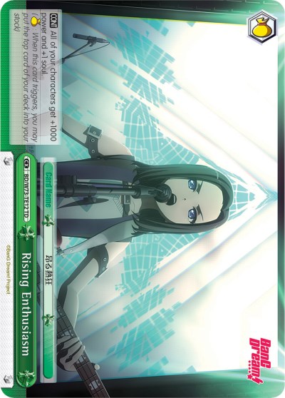 Rising Enthusiasm (BD/W73-TE12 TD) [BanG Dream! Vol.2] | Cracking-Singles