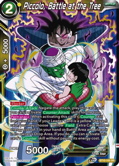 Piccolo, Battle at the Tree (BT15-100) [Saiyan Showdown] | Cracking-Singles