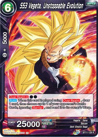 SS3 Vegeta, Unstoppable Evolution (BT11-129) [Vermilion Bloodline] | Cracking-Singles