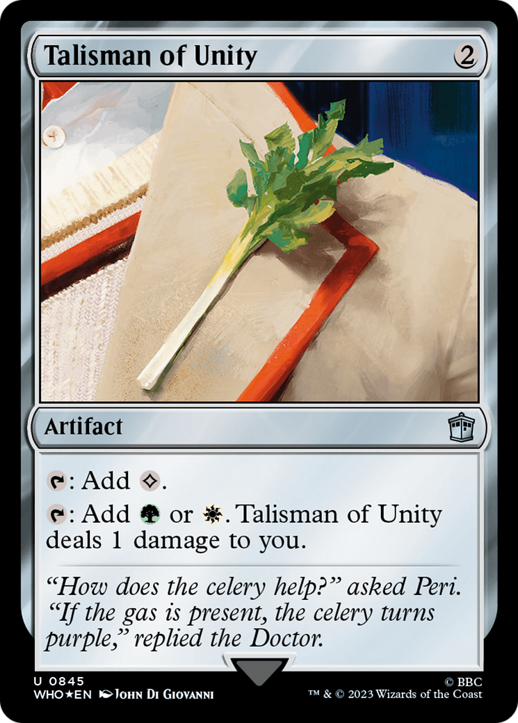 Talisman of Unity (Surge Foil) [Doctor Who] | Cracking-Singles