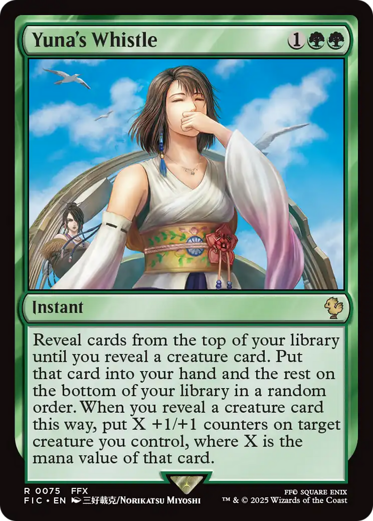 Yuna's Whistle (Surge Foil) [FINAL FANTASY Commander] | Cracking-Singles