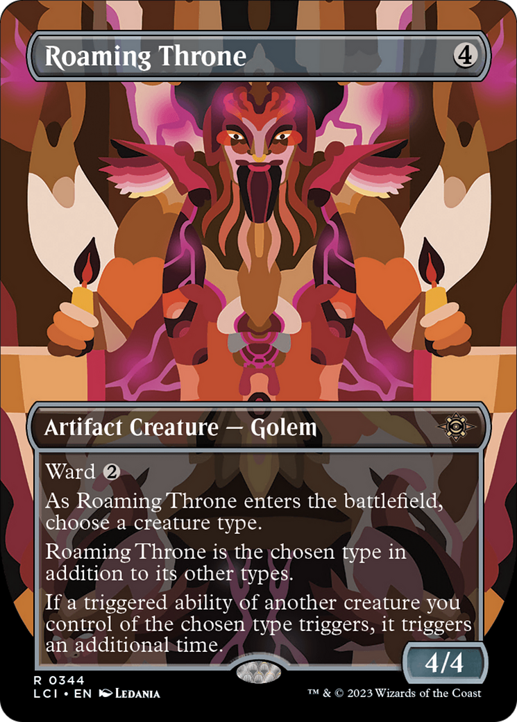 Roaming Throne (Borderless) [The Lost Caverns of Ixalan] | Cracking-Singles