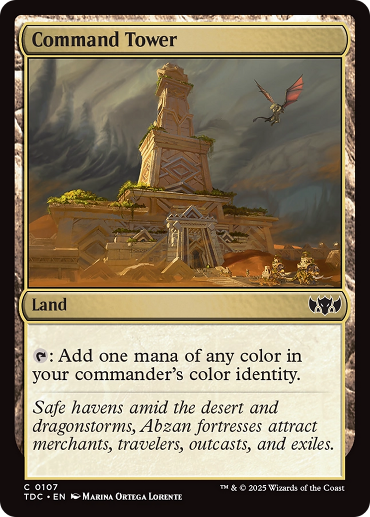 Command Tower [Tarkir: Dragonstorm Commander] | Cracking-Singles