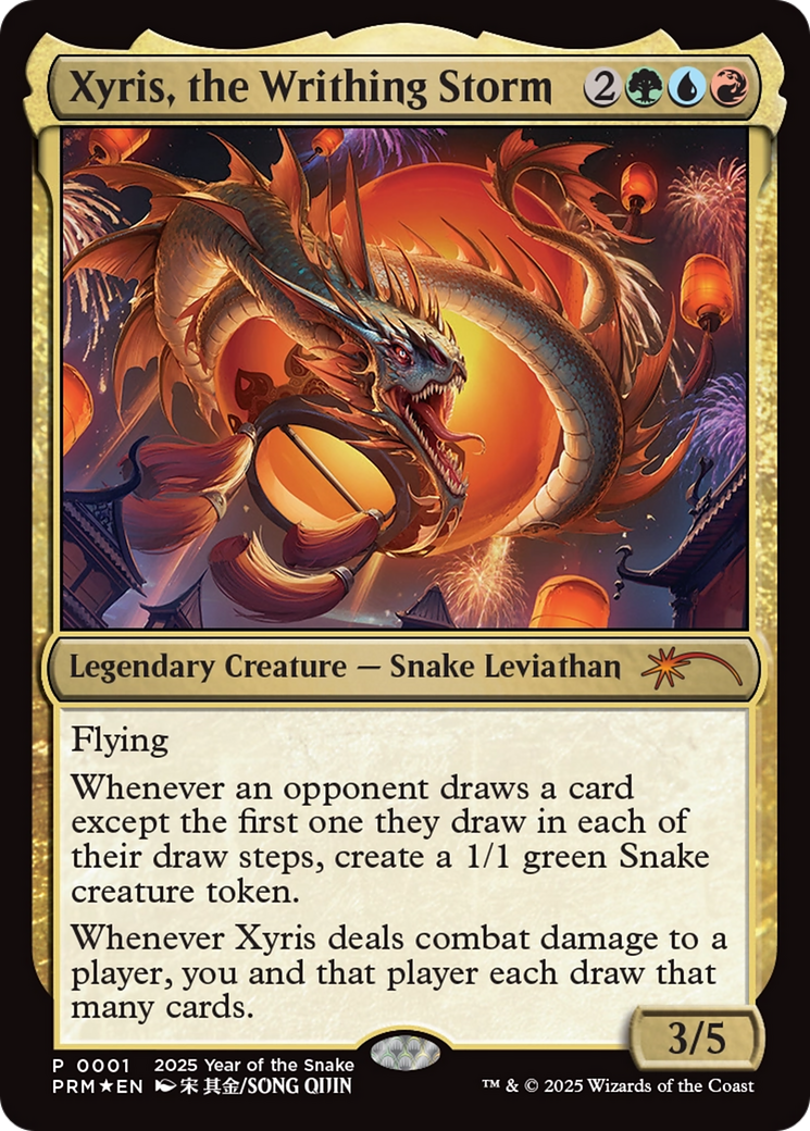 Xyris, the Writhing Storm (Year of the Snake 2025) [Standard Showdown Promos] | Cracking-Singles