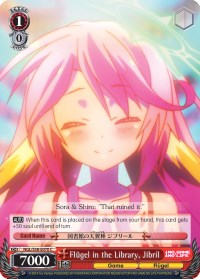 Flugel in the Library, Jibril (NGL/S58-E070 C) [No Game No Life] | Cracking-Singles