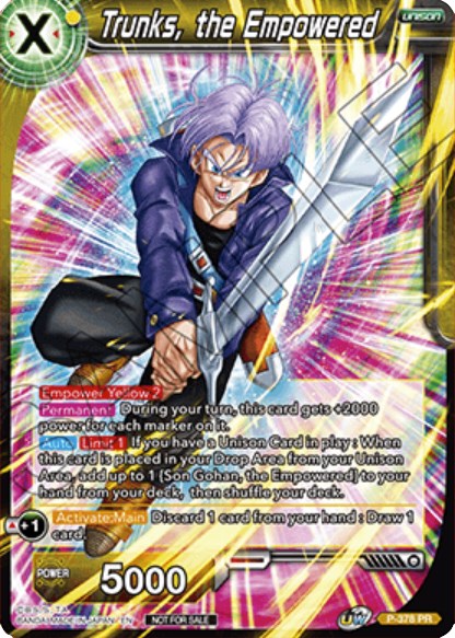 Trunks, the Empowered (P-378) [Promotion Cards] | Cracking-Singles