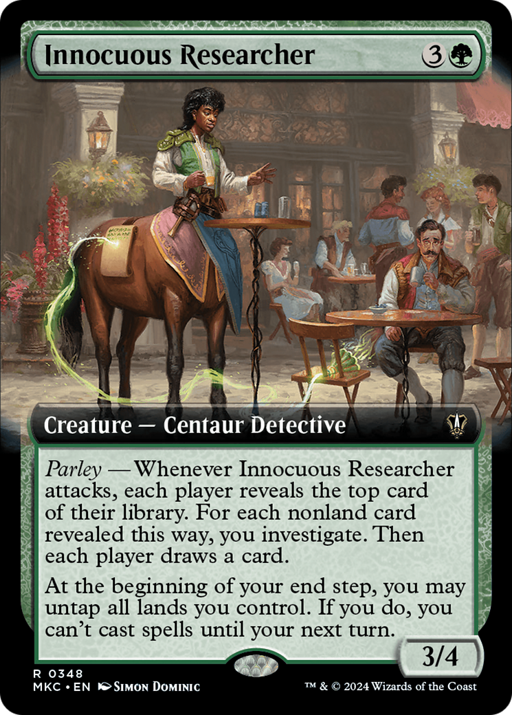 Innocuous Researcher (Extended Art) [Murders at Karlov Manor Commander] | Cracking-Singles