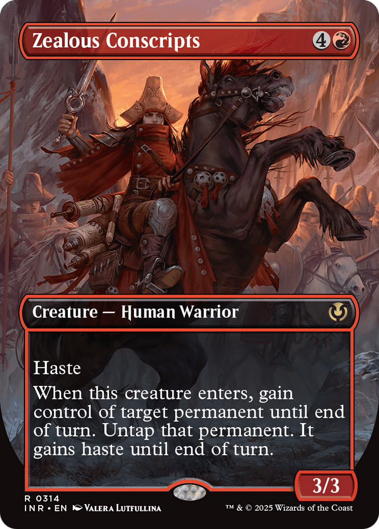 Zealous Conscripts (Borderless) [Innistrad Remastered] | Cracking-Singles
