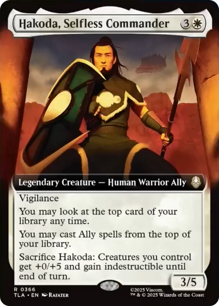 Hakoda, Selfless Commander (Extended Art) [Avatar: The Last Airbender] | Cracking-Singles
