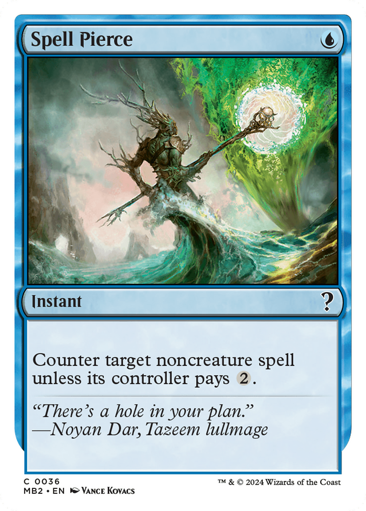 Spell Pierce (White Border) [Mystery Booster 2] | Cracking-Singles