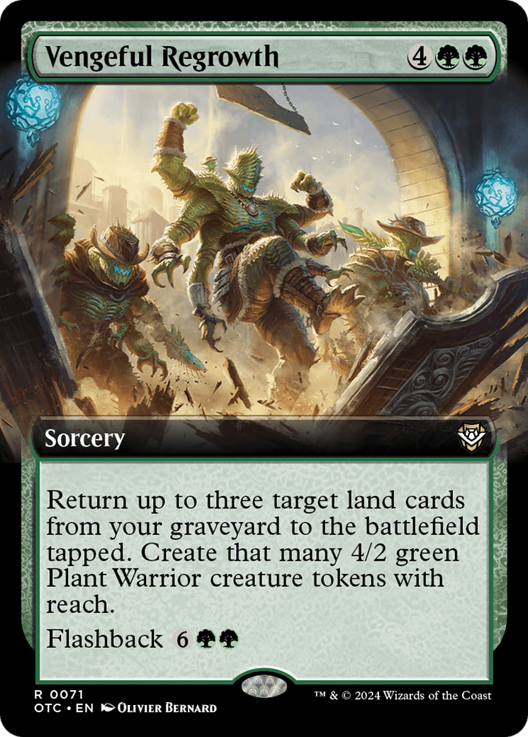 Vengeful Regrowth (Extended Art) [Outlaws of Thunder Junction Commander] | Cracking-Singles