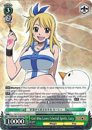 Girl Who Loves Celestial Spirits, Lucy (FT/EN-S02-102R RRR) [Fairy Tail ver.E] | Cracking-Singles