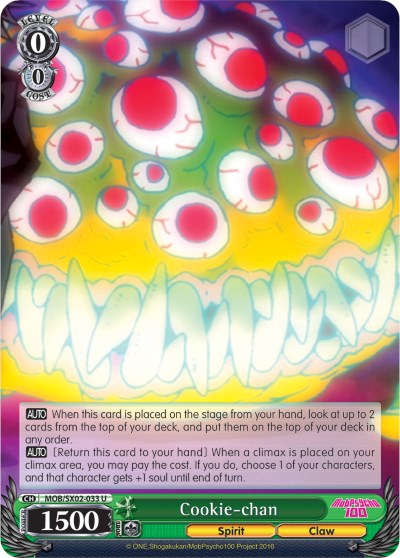 Cookie-chan (MOB/SX02-033 U) [Mob Psycho 100] | Cracking-Singles