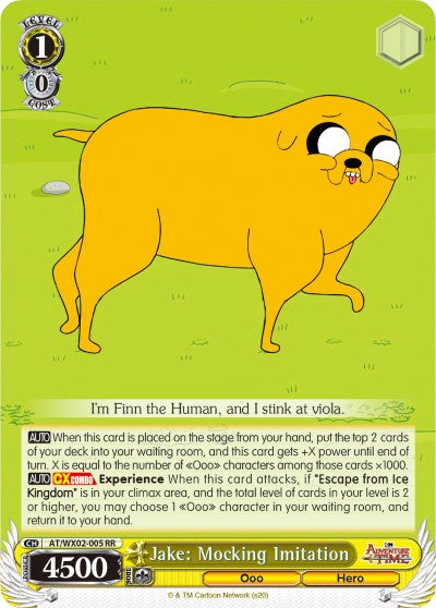 Jake: Mocking Imitation (AT/WX02-005 RR) [Adventure Time] | Cracking-Singles