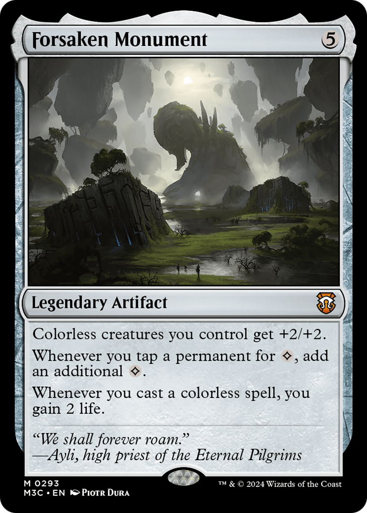 Forsaken Monument (Ripple Foil) [Modern Horizons 3 Commander] | Cracking-Singles