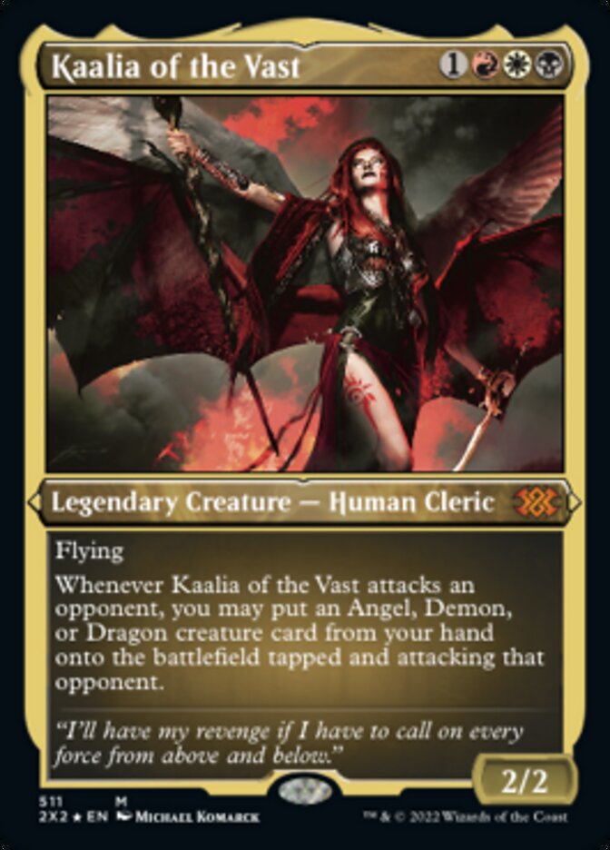 Kaalia of the Vast (Foil Etched) [Double Masters 2022] | Cracking-Singles
