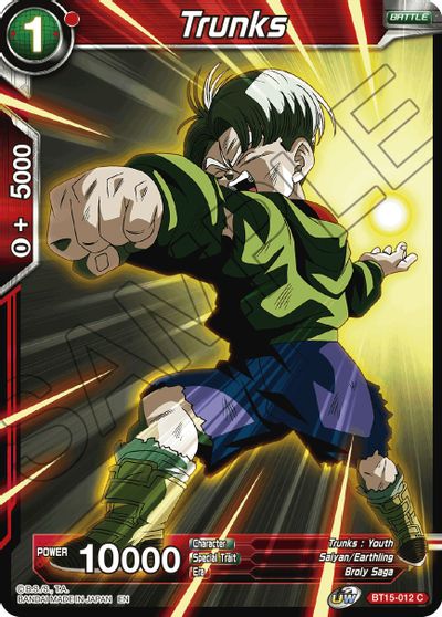 Trunks (BT15-012) [Saiyan Showdown] | Cracking-Singles