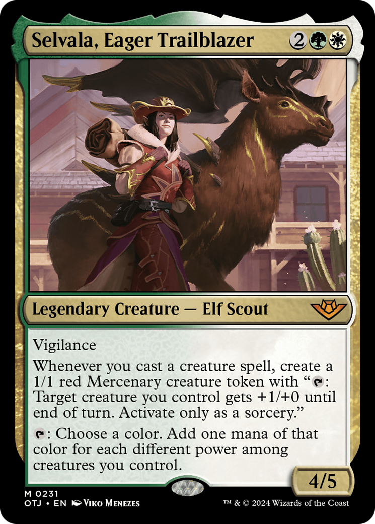 Selvala, Eager Trailblazer [Outlaws of Thunder Junction] | Cracking-Singles