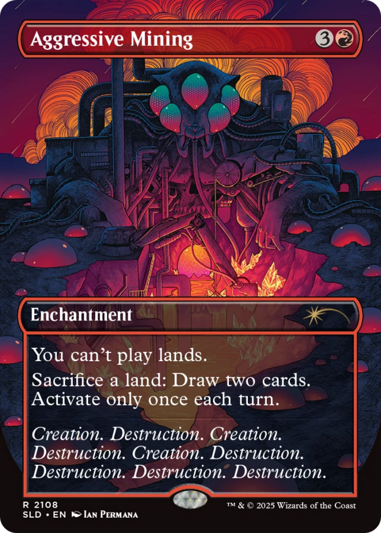 Aggressive Mining [Secret Lair Drop Series] | Cracking-Singles