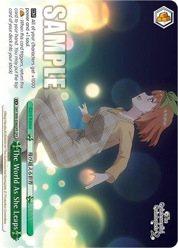 The World As She Leaps (5HY/W90-E046OFR OFR) [The Quintessential Quintuplets 2] | Cracking-Singles