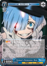 Demon's Demeanor, Rem (RZ/S46-E067S SR) [Re:ZERO] | Cracking-Singles