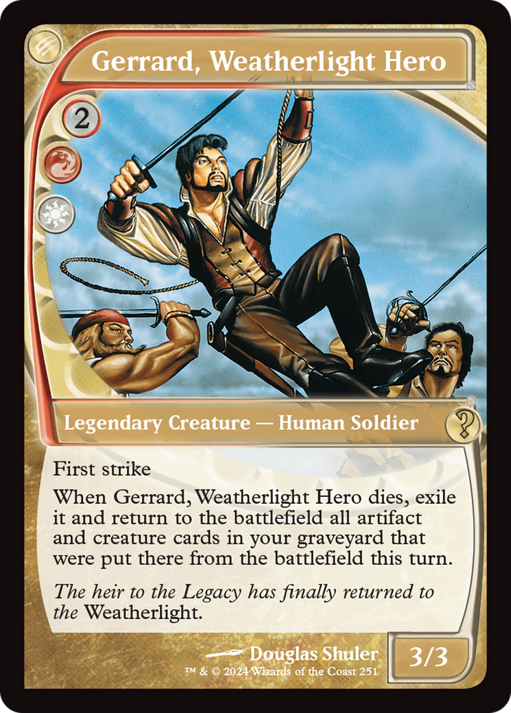 Gerrard, Weatherlight Hero (Future Sight) [Mystery Booster 2] | Cracking-Singles