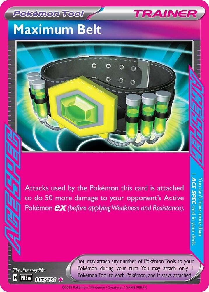 Maximum Belt (117/131) [Scarlet & Violet: Prismatic Evolutions] | Cracking-Singles
