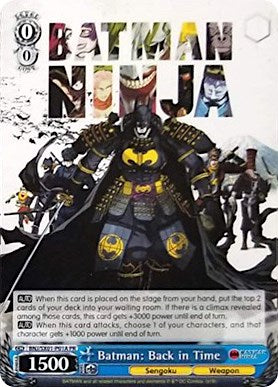 Batman: Back in Time (BNJ/SX01-P01A PR) (Anime Expo 2019) (Promo) [Batman Ninja] | Cracking-Singles