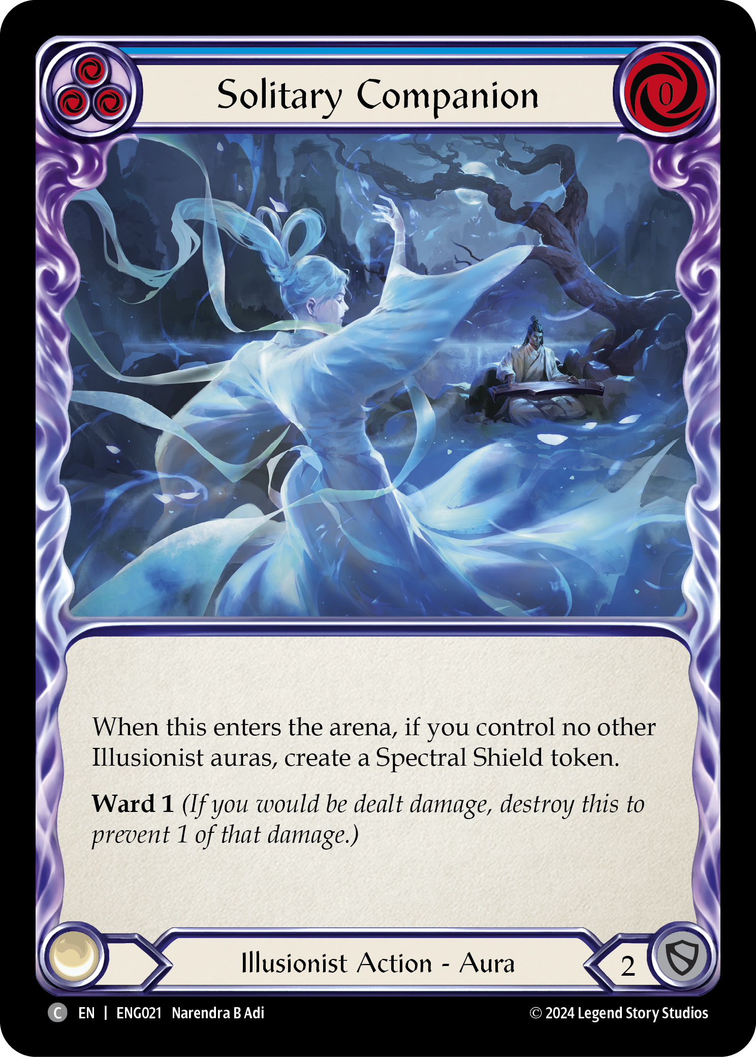 Solitary Companion [ENG021] (Part the Mistveil Enigma Blitz Deck) | Cracking-Singles
